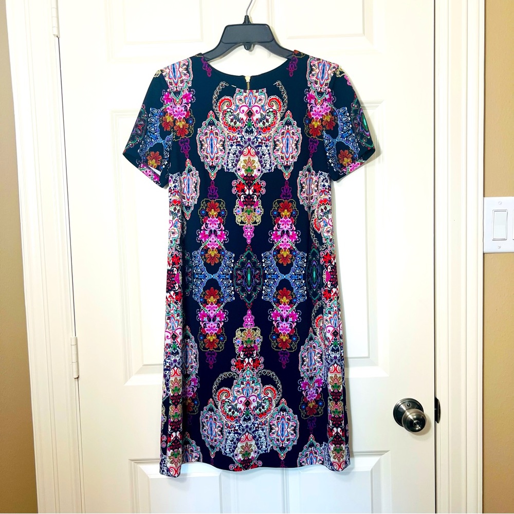 Maggie L  Mandala Print Al-Line Dress Sz 6